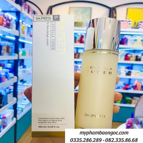 NƯỚC HOA HỒNG DR PEPTI CENTELLA TONER LÀM SẠCH PHỤC HỒI DA