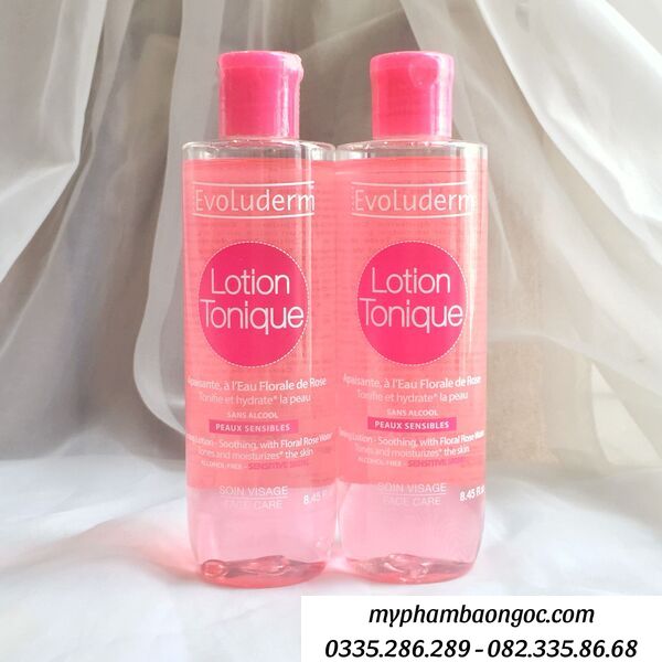 NƯỚC HOA HỒNG EVOLUDERM LOTION TONIQUE CẤP ẨM NGĂN MỤN PHÁP
