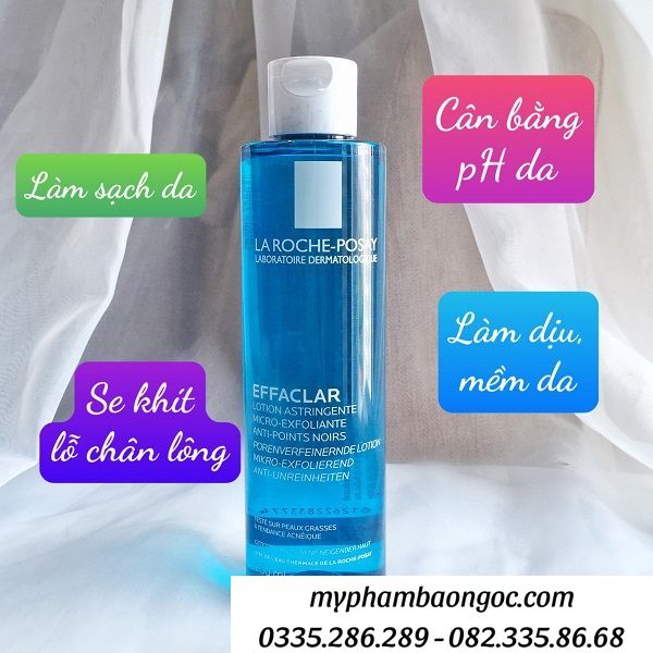 NƯỚC HOA HỒNG LA ROCHE POSAY EFFACLAR LOTION ASTRINGENT PHÁP
