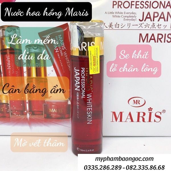 NƯỚC HOA HỒNG DƯỠNG TRẮNG DA TRỊ NÁM&nbsp; MARIS 100ML NHẬT BẢN