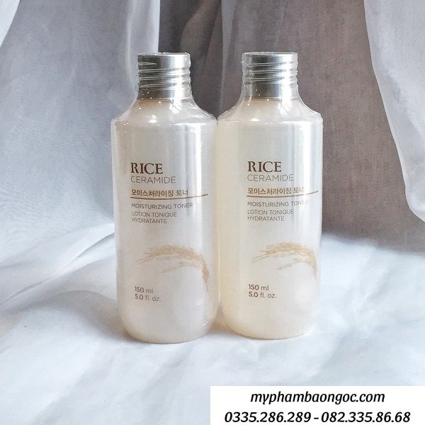 NƯỚC HOA HỒNG THE FACE SHOP GẠO RICE CERMIDE HÀN QUỐC 150ML