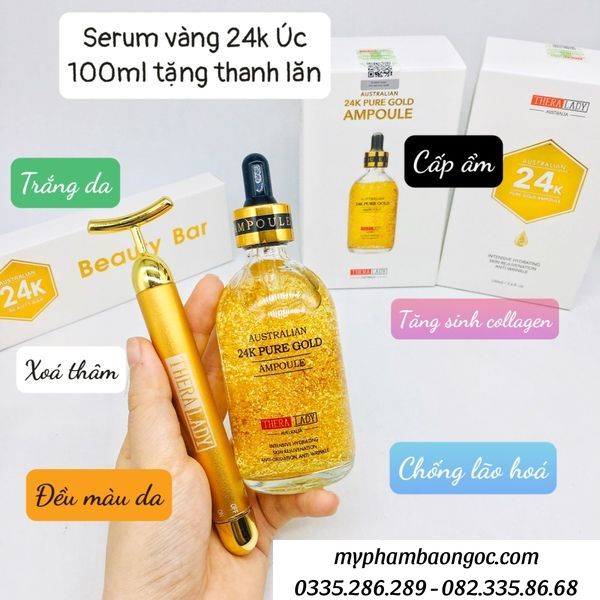 Công dụng Serum Australian 24k