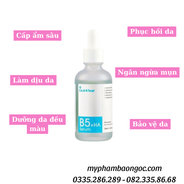 SERUM B5 HA PHỤC HỒI DA HÀN QUỐC 50ML
