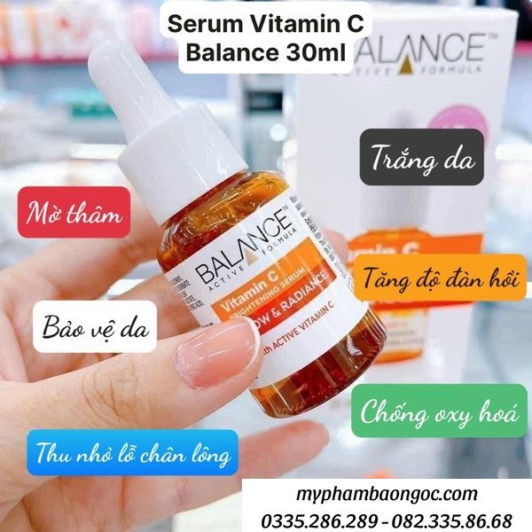 Công dụng Serum vitamin C
