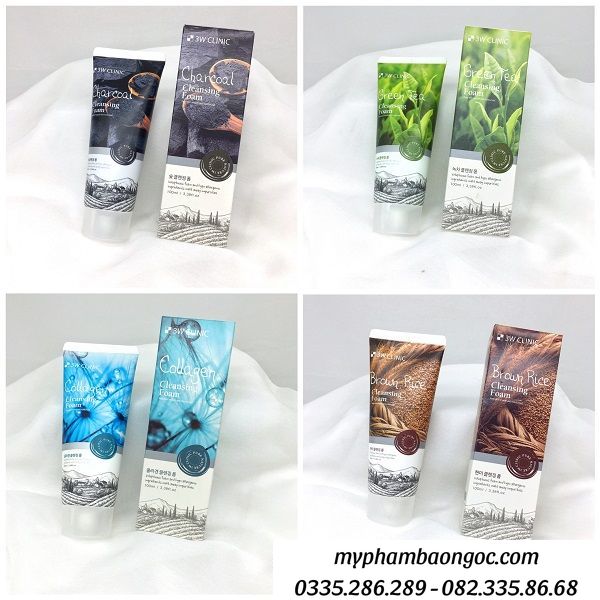 SỮA RỬA MẶT 3W CLINIC CLEASING FOAM 100ML HÀN QUỐC&nbsp;