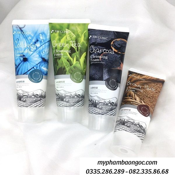 SỮA RỬA MẶT 3W CLINIC CLEASING FOAM 100ML HÀN QUỐC&nbsp;