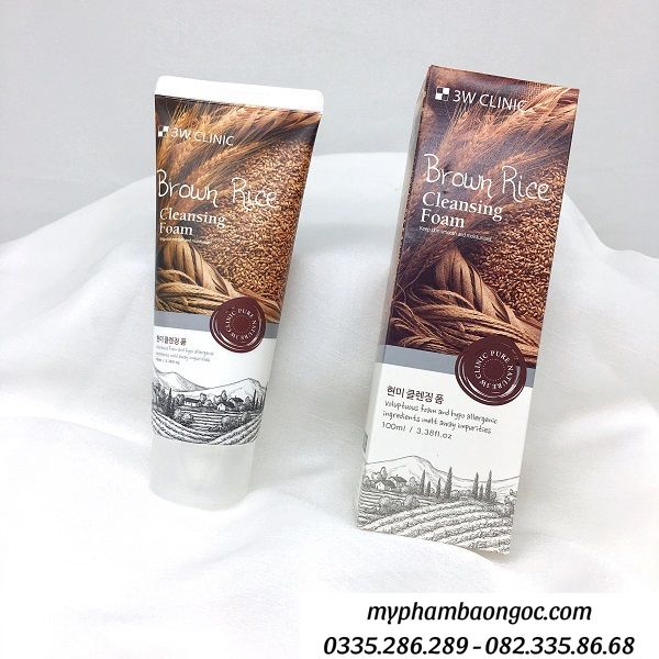 SỮA RỬA MẶT 3W CLINIC CLEASING FOAM 100ML HÀN QUỐC&nbsp;