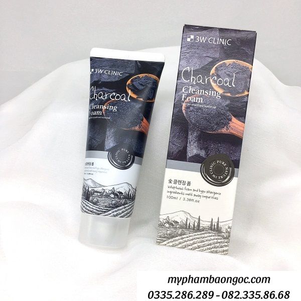 SỮA RỬA MẶT 3W CLINIC CLEASING FOAM 100ML HÀN QUỐC&nbsp;