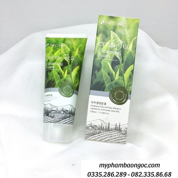 SỮA RỬA MẶT 3W CLINIC CLEASING FOAM 100ML HÀN QUỐC&nbsp;