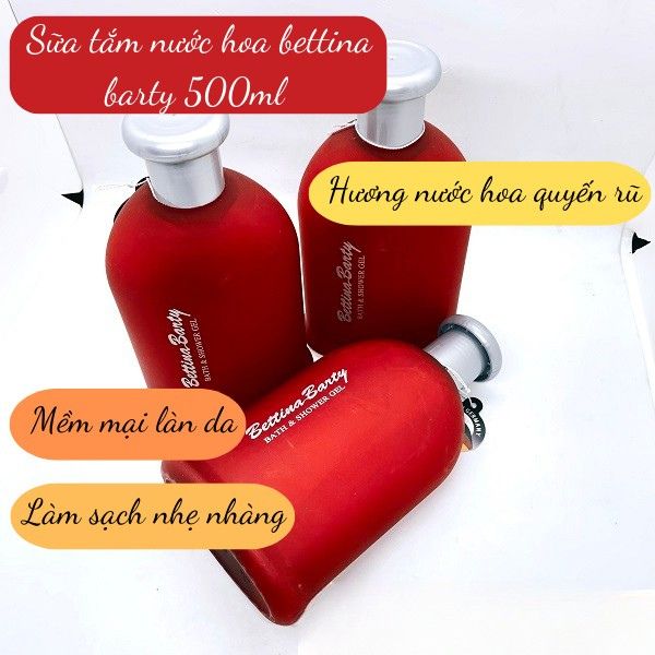 SỮA TẮM BETTINA BARTY HƯƠNG NƯỚC HOA BATH AND SHOWER GEL