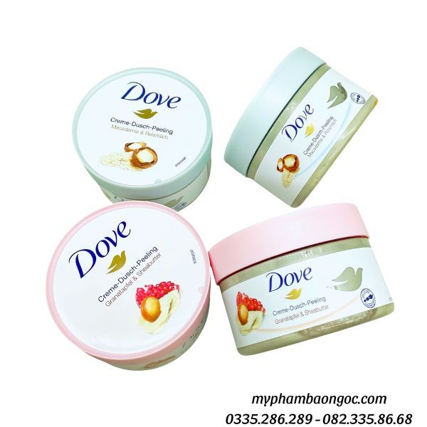 TẨY DA CHẾT DOVE BẢN MỸ TOÀN THÂN SẠCH TRẮNG SÁNG MỊN DA