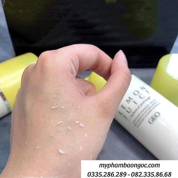 TẨY DA CHẾT GEO LEMON JUICE RHYTHMICAL PEELING GEL HÀN QUỐC