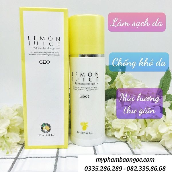 TẨY DA CHẾT GEO LEMON JUICE RHYTHMICAL PEELING GEL HÀN QUỐC