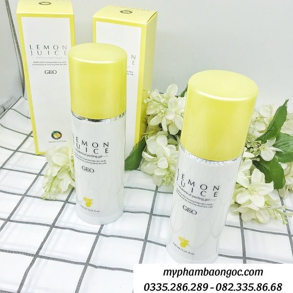 TẨY DA CHẾT GEO LEMON JUICE RHYTHMICAL PEELING GEL HÀN QUỐC