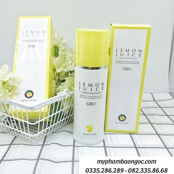 TẨY DA CHẾT GEO LEMON JUICE RHYTHMICAL PEELING GEL HÀN QUỐC