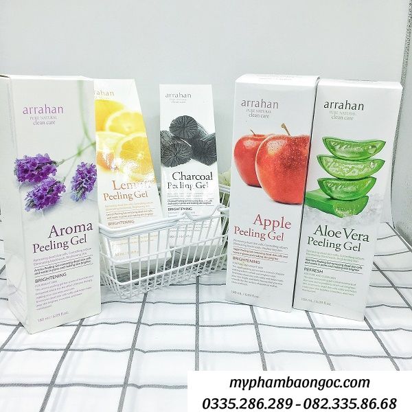 Cách sử dụng Tẩy da chết hoa quả arrahan