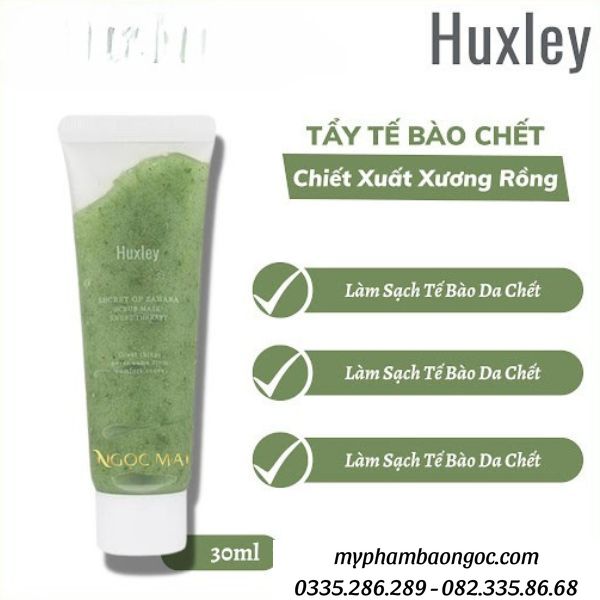 TẨY DA CHẾT HUXLEY SWEET THERAPY MINI DÀNH CHO CÁC LOẠI DA