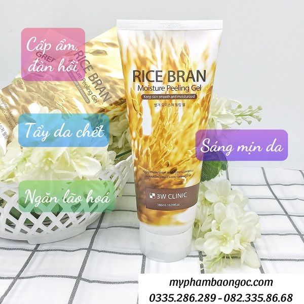 TẨY TẾ BÀO CHẾT 3W CLINIC MOISTURE PEELING GEL HÀN QUỐC