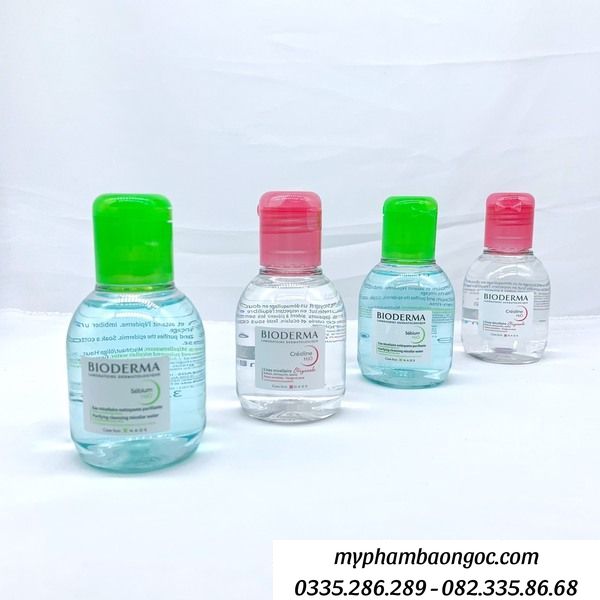 NƯỚC TẨY TRANG BIORDERMA 100ML PHÁP DÀNH CHO TỪNG LOẠI DA