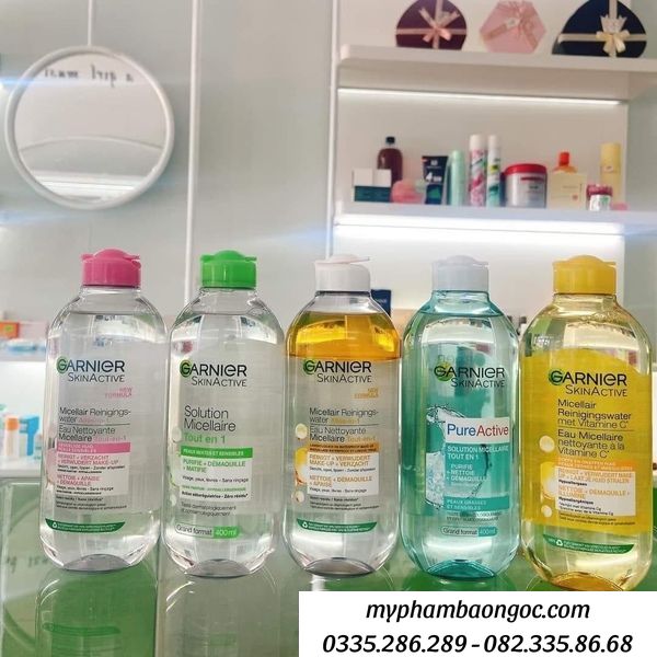 NƯỚC TẨY TRANG GARNIER SKINACTIVE 400ML DÀNH CHO CÁC LOẠI DA