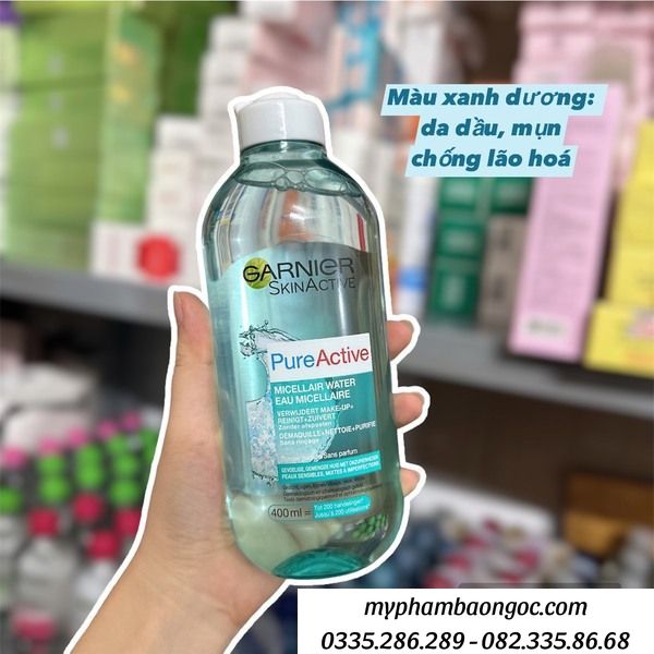 NƯỚC TẨY TRANG GARNIER SKINACTIVE 400ML DÀNH CHO CÁC LOẠI DA