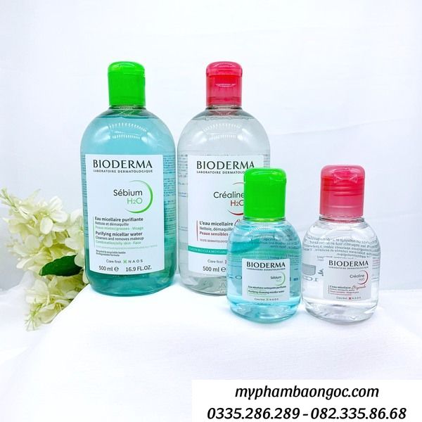 TẨY TRANG BIODERMA 500ML PHÁP CHO DA DẦU VÀ DA HỖN HỢP