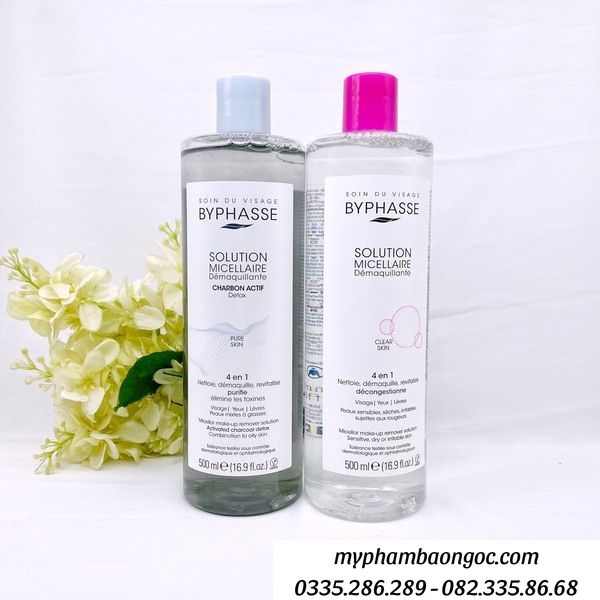 NƯỚC TẨY TRANG BYPHASSE SOLUTION MICELLAIRE CHO CÁC LOẠI DA