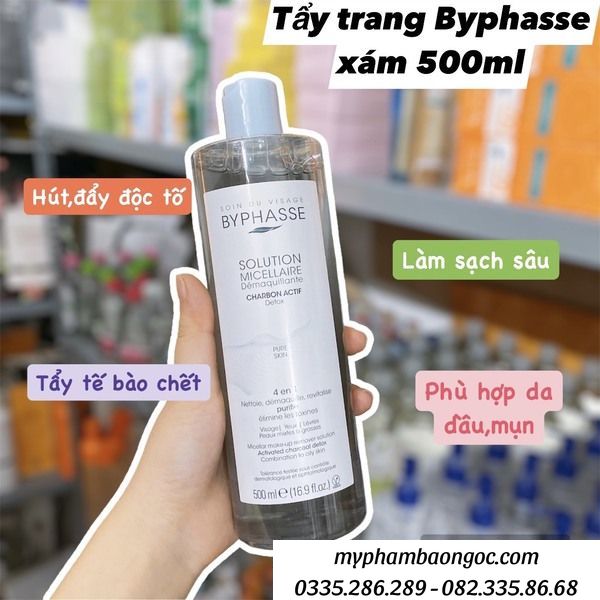 NƯỚC TẨY TRANG BYPHASSE SOLUTION MICELLAIRE CHO CÁC LOẠI DA