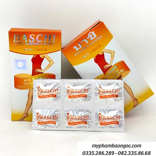 VIÊN UỐNG GIẢM CÂN BASCHI CAM THÁI LAN