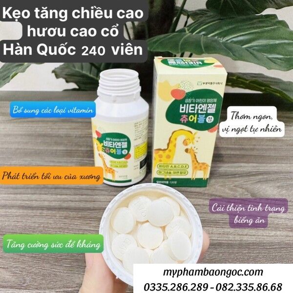 thuốc tăng chiều cao cho bé hàn quốc