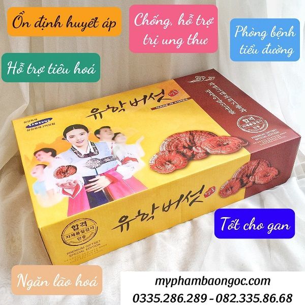 tác dụng của nấm linh chi geumsan