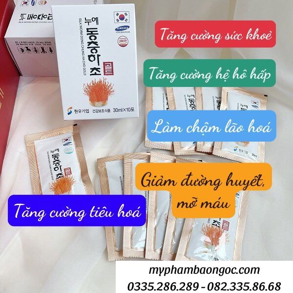 NƯỚC ĐÔNG TRÙNG HẠ THẢO NONGZINSICPHUM HÀN QUỐC