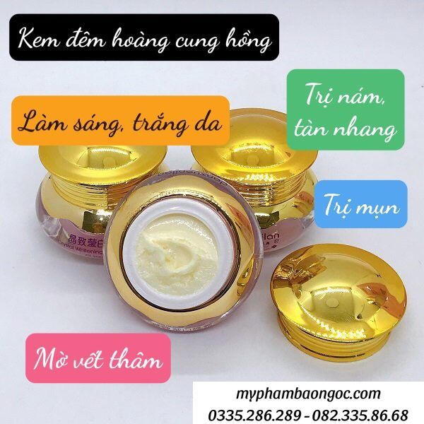 BỘ ĐÔI KEM HOÀNG CUNG HỒNG TRỊ NÁM DƯỠNG TRẮNG DA